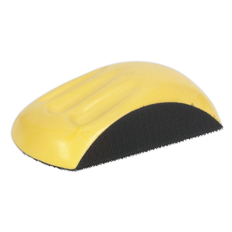 Sealey Sanding Block, Curved Hook-and-Loop 150mm