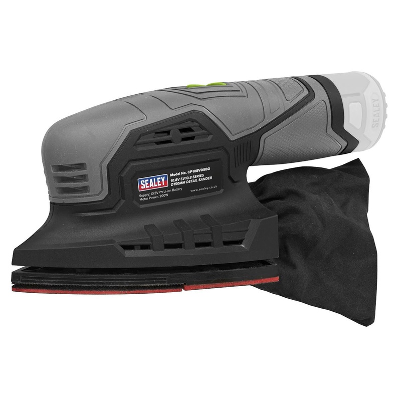 Sealey 150mm Detail Sander 10.8V SV10.8 Series