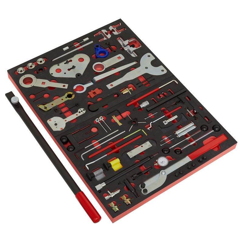 Sealey Diesel & Petrol Master Timing Tool Kit 59pc VAG - Belt/Chain Drive