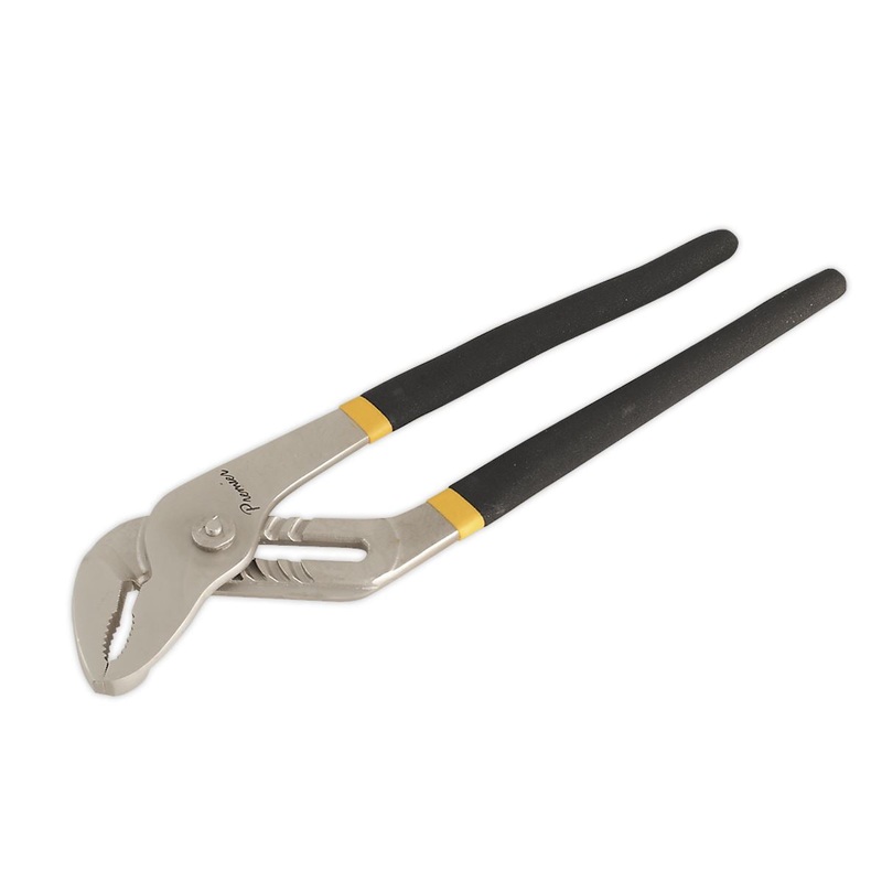 Sealey Premier Water Pump Pliers 250mm Ni-Fe Finish