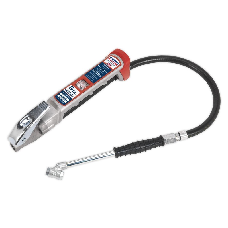 PCL Professional Tyre Inflator with Twin Push-On Connector