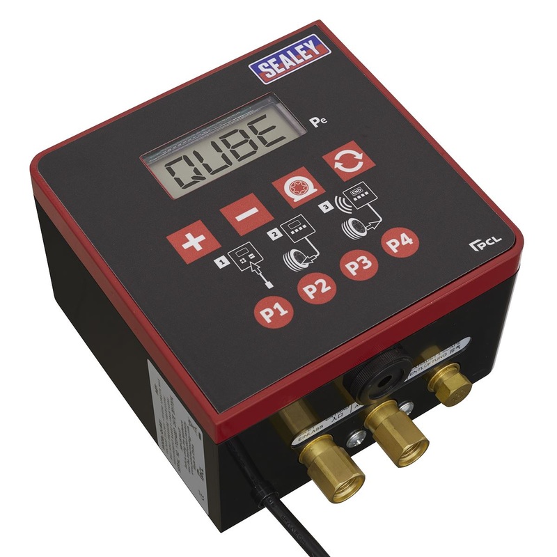 PCL Qube Digital Tyre Inflator Professional with OPS & Nitrogen Purge