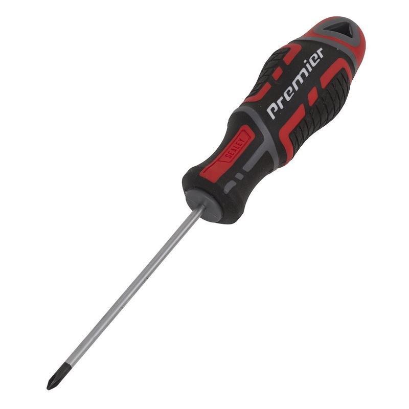 Sealey Premier Screwdriver Phillips #0 x 75mm GripMAX