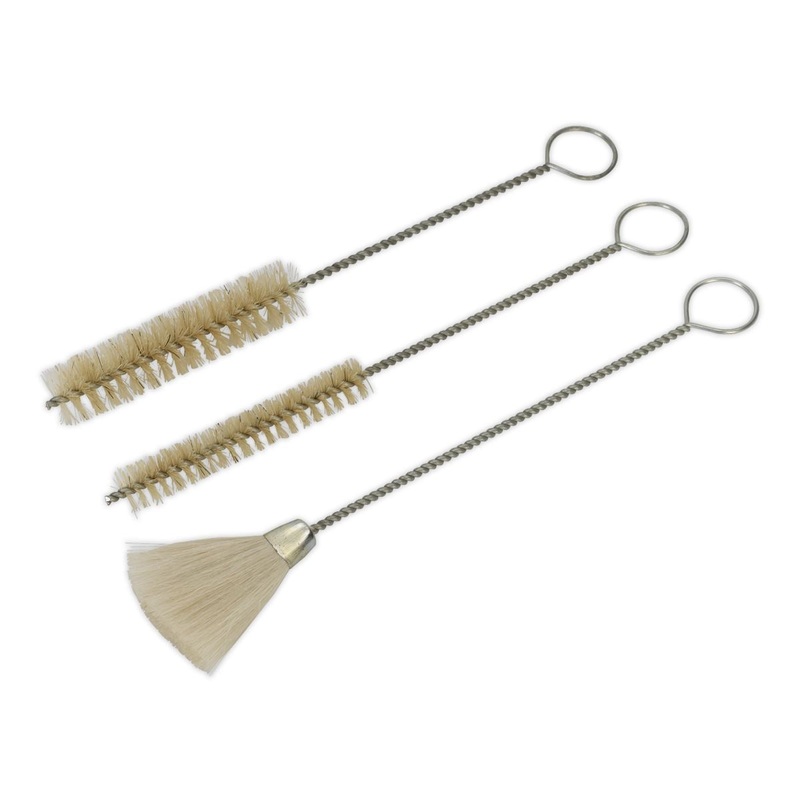 Sealey Spray Gun Cleaning Brush Set 3pc