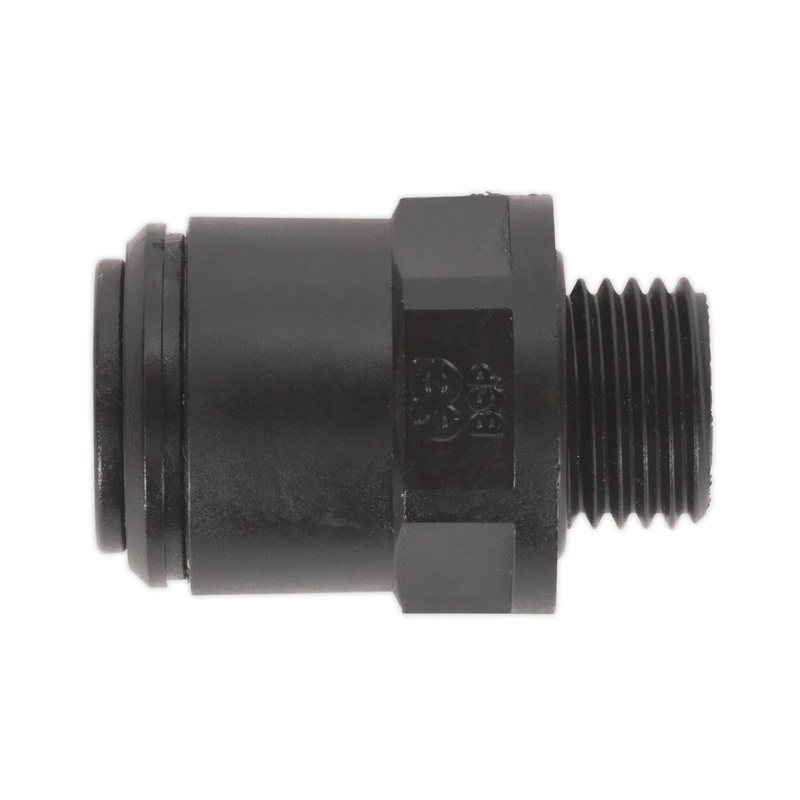 Sealey Straight Adaptor 6mm x 1/4"BSP Pack of 5 (John Guest Speedfit)