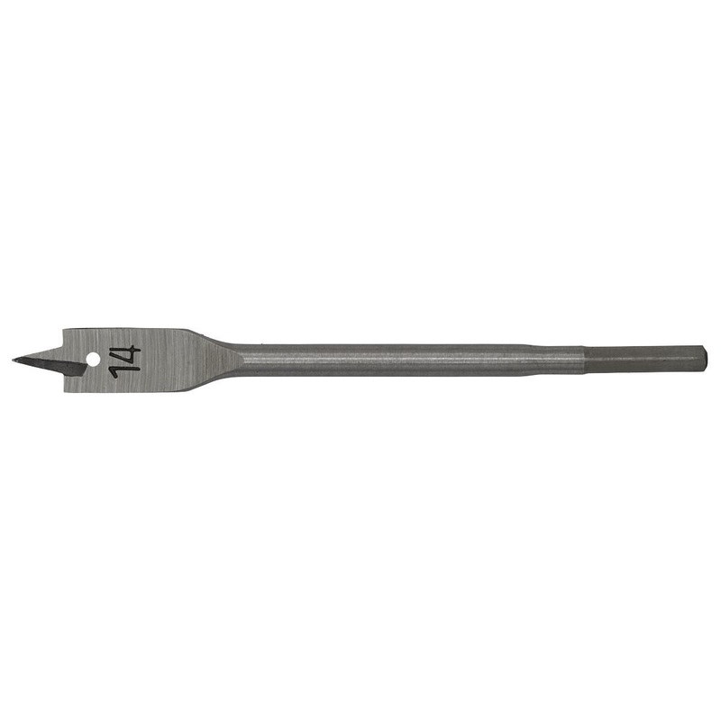 Worksafe by Sealey Flat Wood Bit 14mm x 152mm