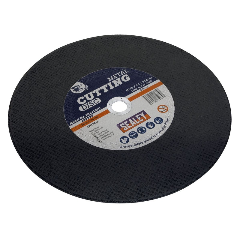 Sealey Cutting Disc 355 x 3mm 25.4mm Bore