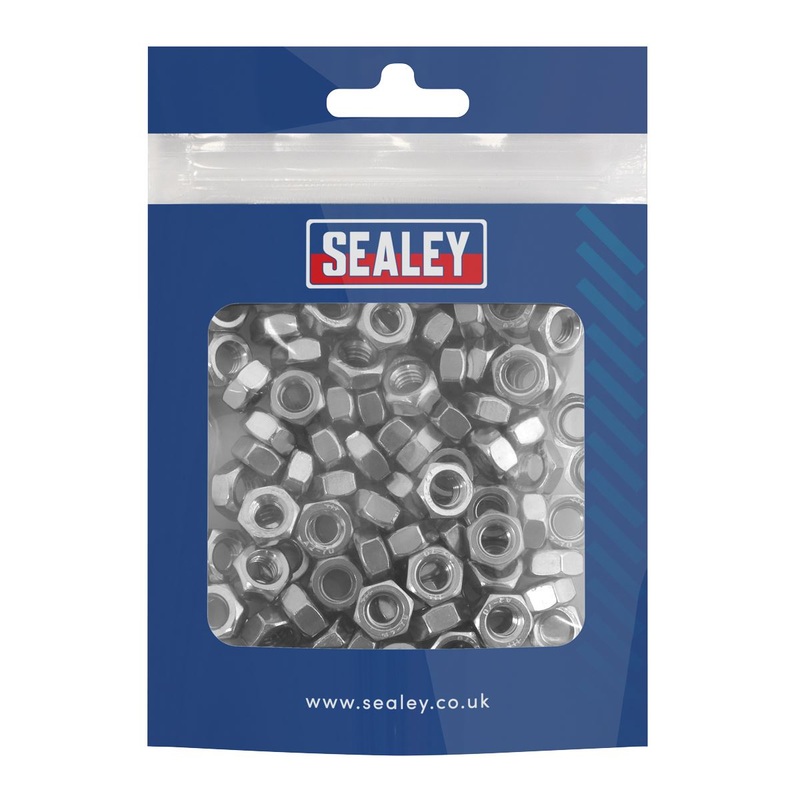 Sealey Stainless Steel Nut Din 934  M6 - Pack of 100