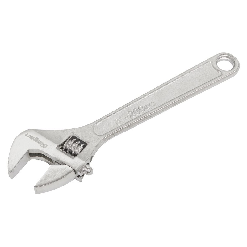 Siegen by Sealey Adjustable Wrench 200mm