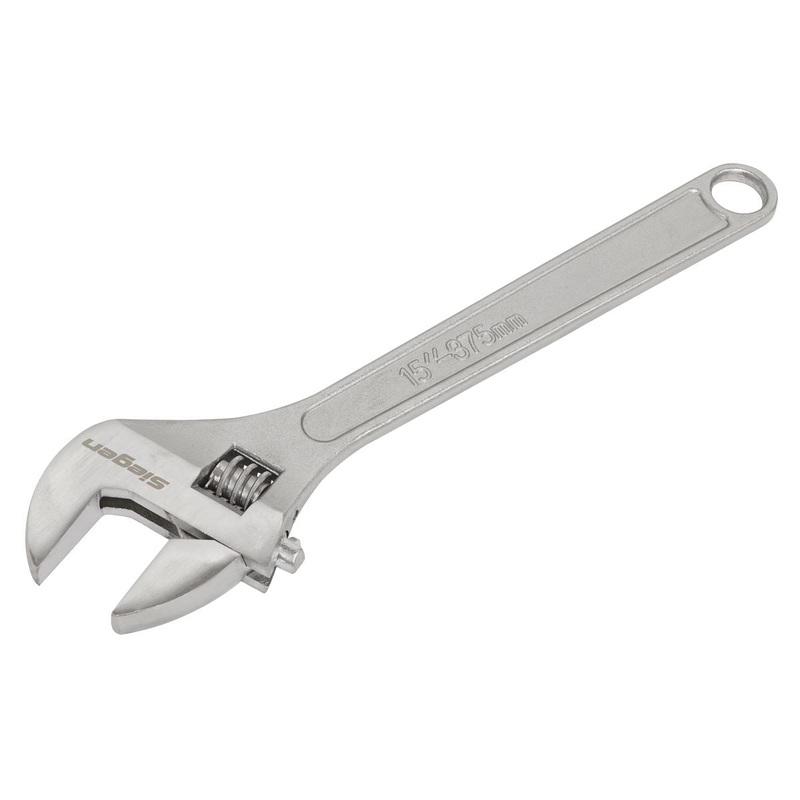 Siegen by Sealey Adjustable Wrench 375mm
