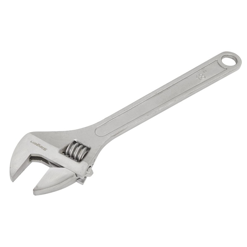 Siegen by Sealey Adjustable Wrench 450mm