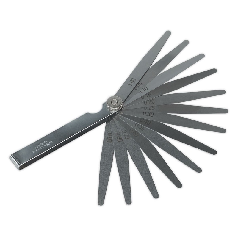 Siegen by Sealey Feeler Gauge 13 Blade - Metric