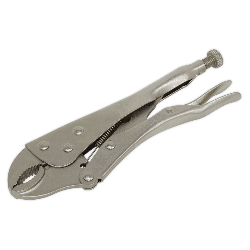 Siegen by Sealey Locking Pliers 215mm Curved Jaw