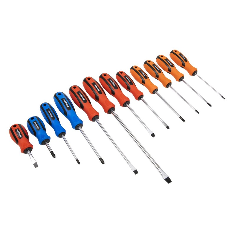 Siegen by Sealey Soft Grip Screwdriver Set 12pc