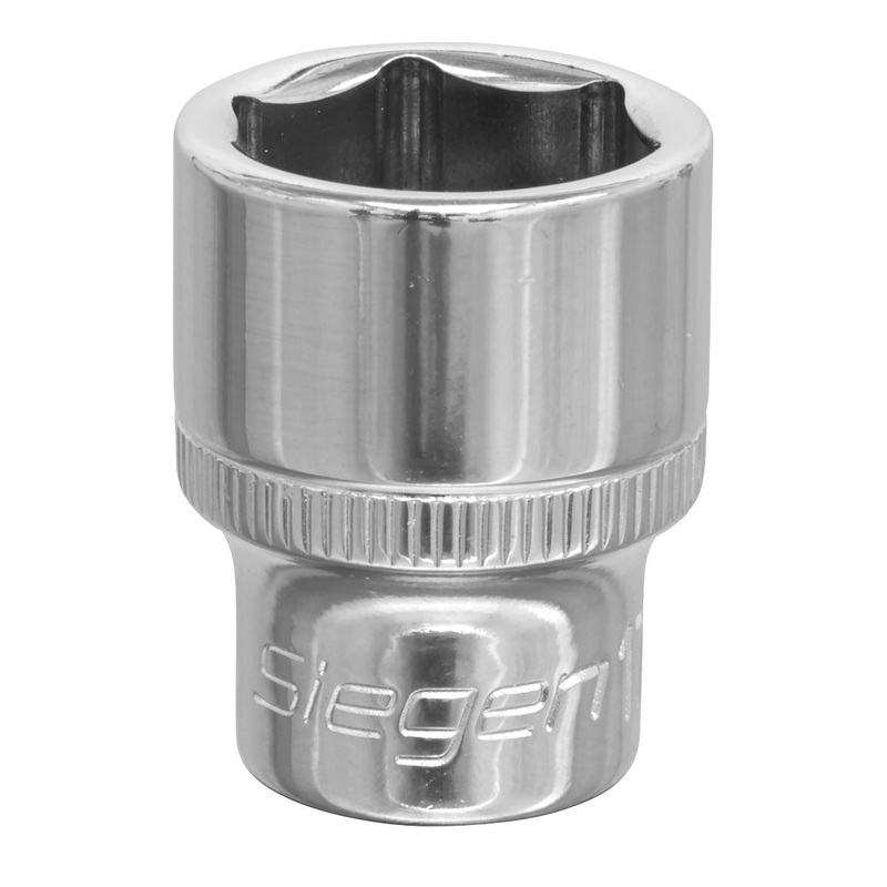 Siegen by Sealey WallDrive Socket 17mm 3/8"Sq Drive