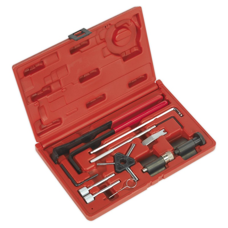 Sealey Diesel Engine Timing Tool Kit - for VAG, Dodge, Ford, Mitsubishi - 1.2D/1.4D/1.6D/1.9D/2.0D - Belt