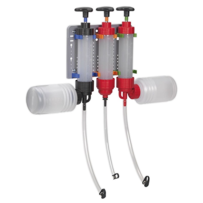 Sealey Fluid Transfer Syringe Set 3pc