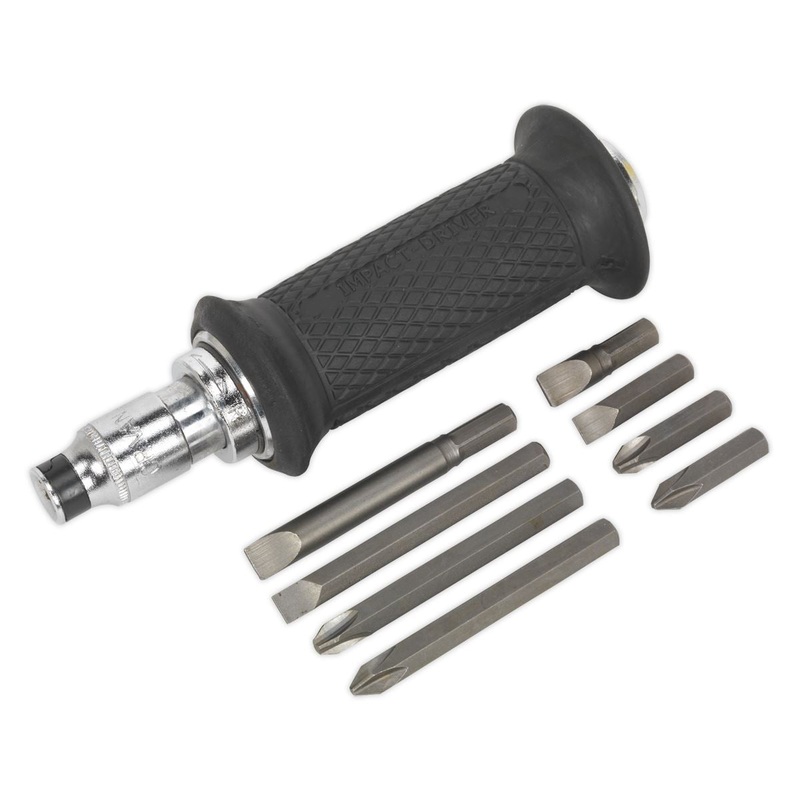 Siegen by Sealey Impact Driver Set 10pc Protection Grip