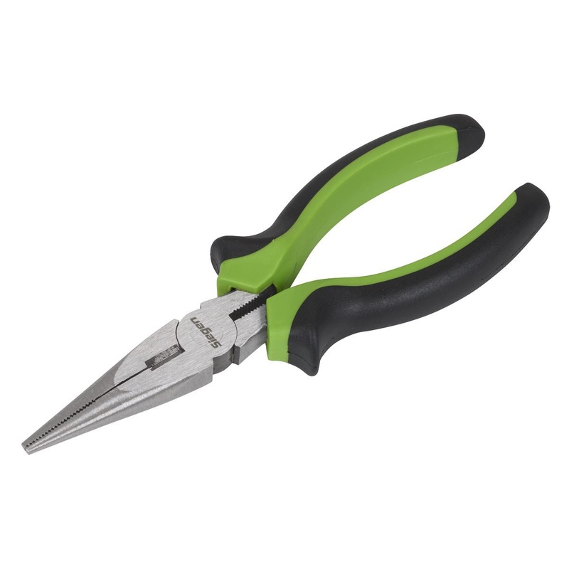 Siegen by Sealey Long Nose Pliers Comfort Grip 150mm