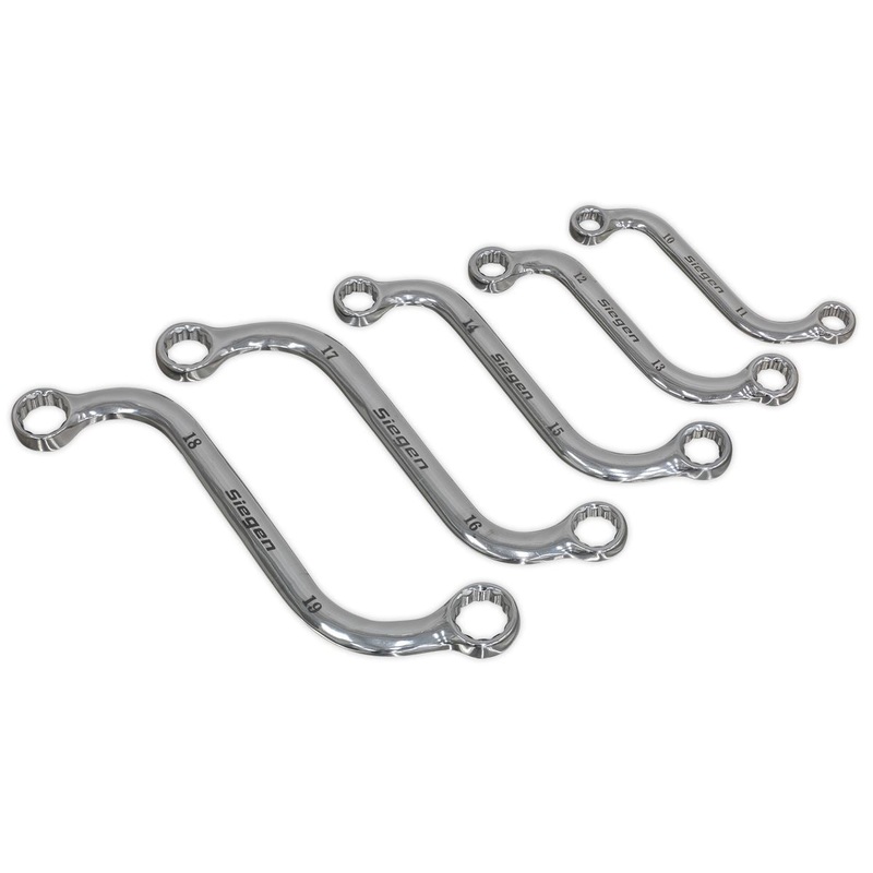 Siegen by Sealey S-Spanner Set 5pc Metric