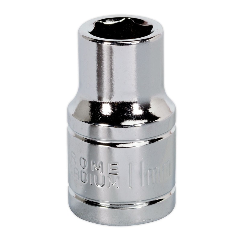 Siegen by Sealey WallDrive Socket 11mm 1/2"Sq Drive