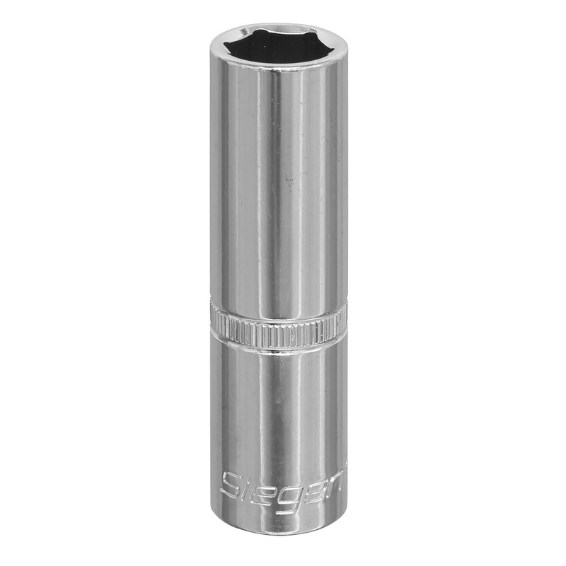 Siegen by Sealey WallDrive Socket 15mm Deep 1/2"Sq Drive