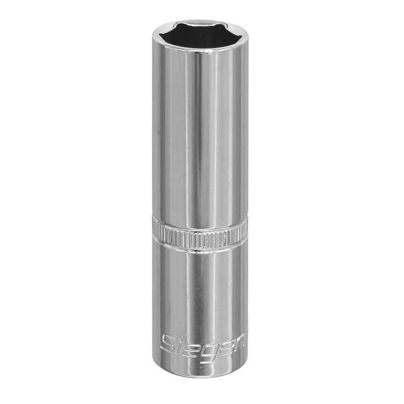 Siegen by Sealey WallDrive Socket 16mm Deep 1/2"Sq Drive