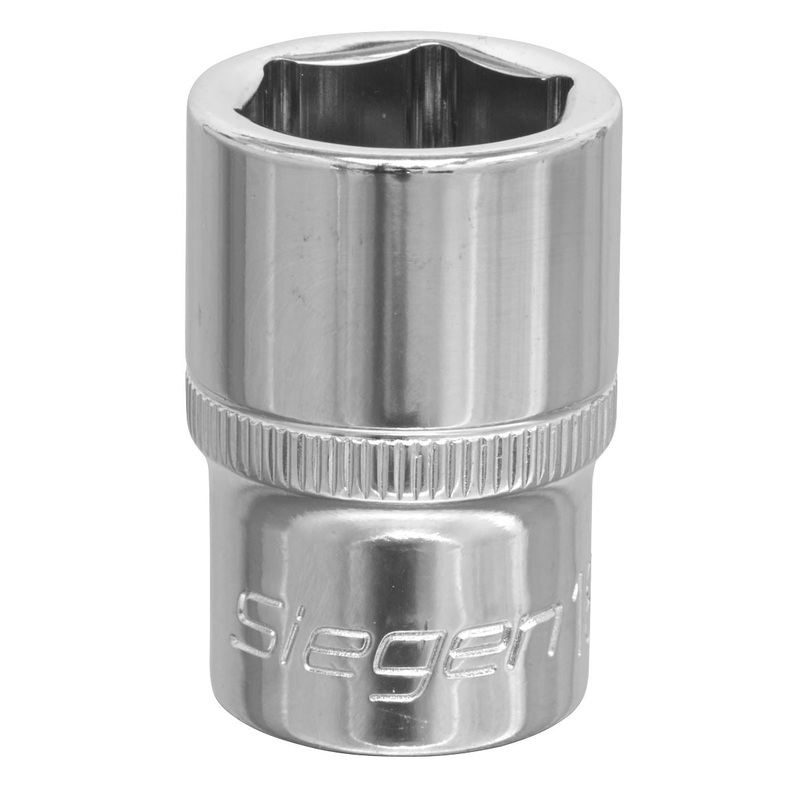 Siegen by Sealey WallDrive Socket 18mm 1/2"Sq Drive