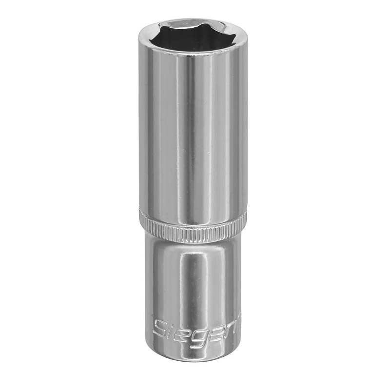 Siegen by Sealey WallDrive Socket 18mm Deep 1/2"Sq Drive