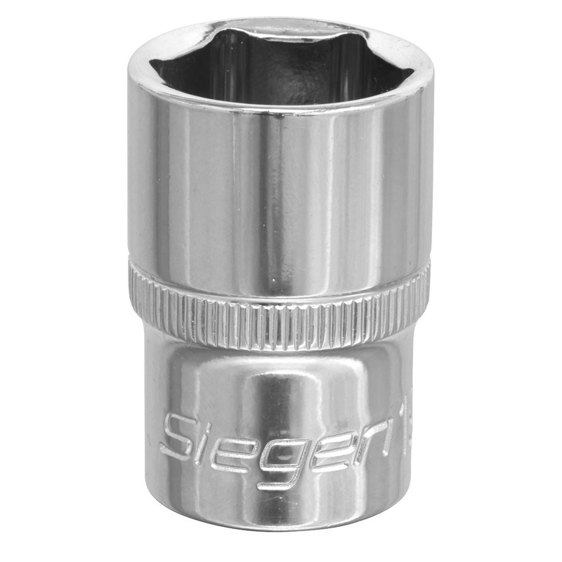 Siegen by Sealey WallDrive Socket 19mm 1/2"Sq Drive