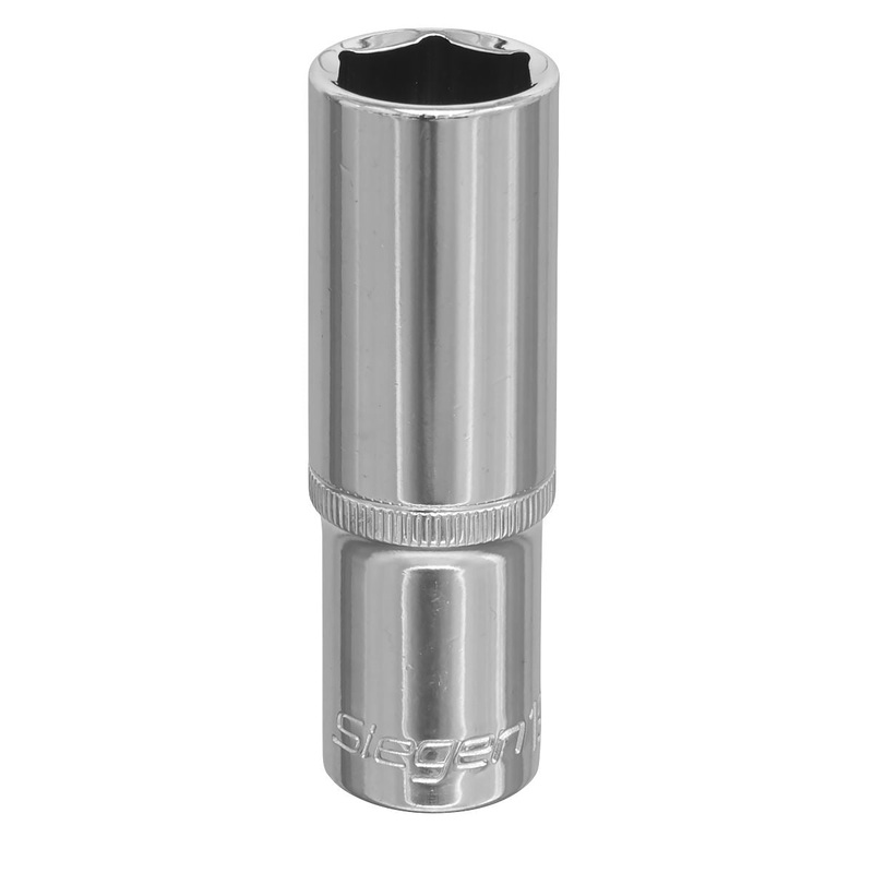 Siegen by Sealey WallDrive Socket 19mm Deep 1/2"Sq Drive