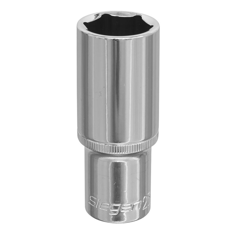 Siegen by Sealey WallDrive Socket 23mm Deep 1/2"Sq Drive