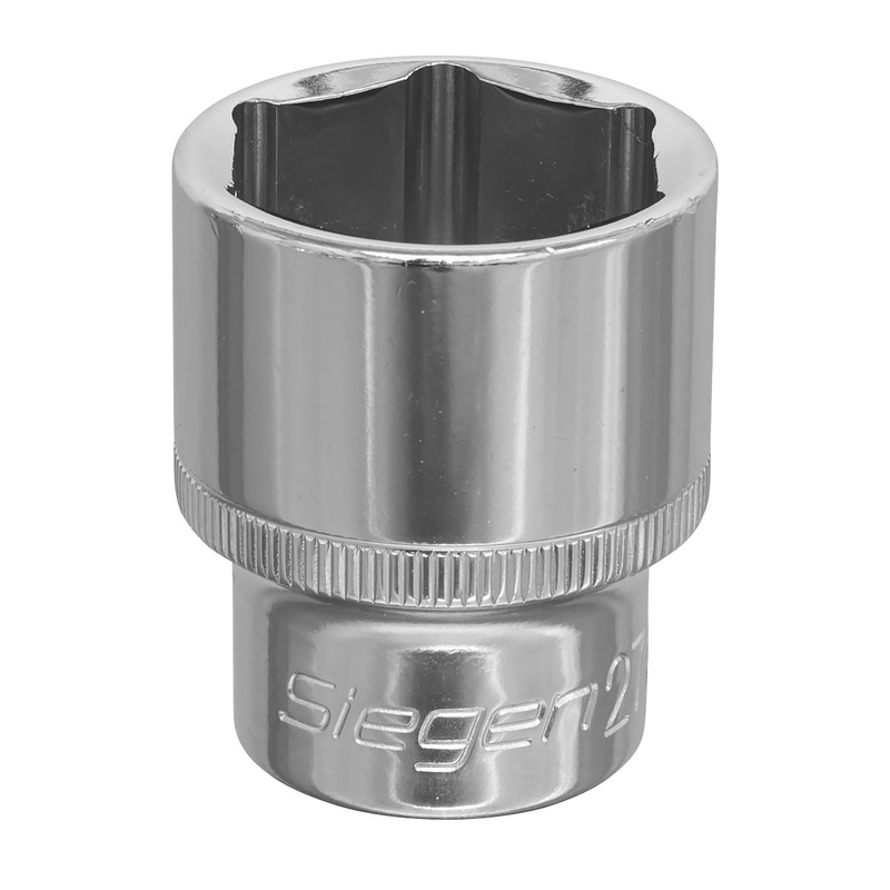 Siegen by Sealey WallDrive Socket 27mm 1/2"Sq Drive