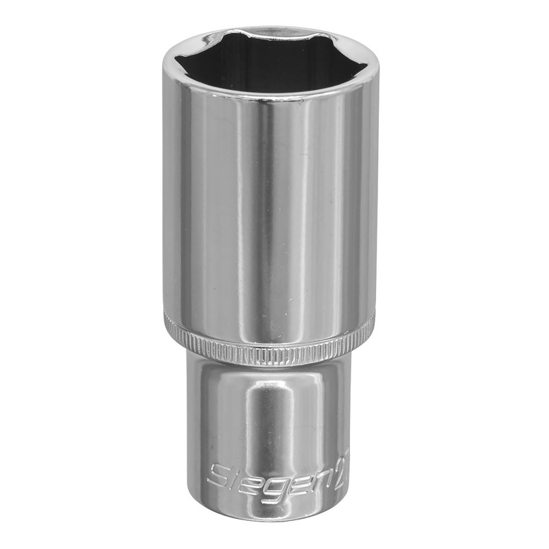 Siegen by Sealey WallDrive Socket 27mm Deep 1/2"Sq Drive