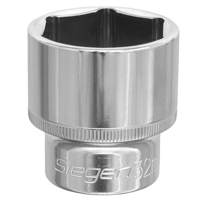 Siegen by Sealey WallDrive Socket 32mm 1/2"Sq Drive