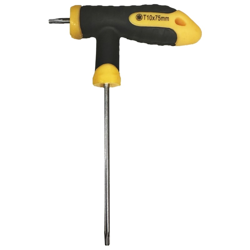 Siegen T-Handle Trx-Star Key T10 x 75mm Torx Garage Wokshop Spare