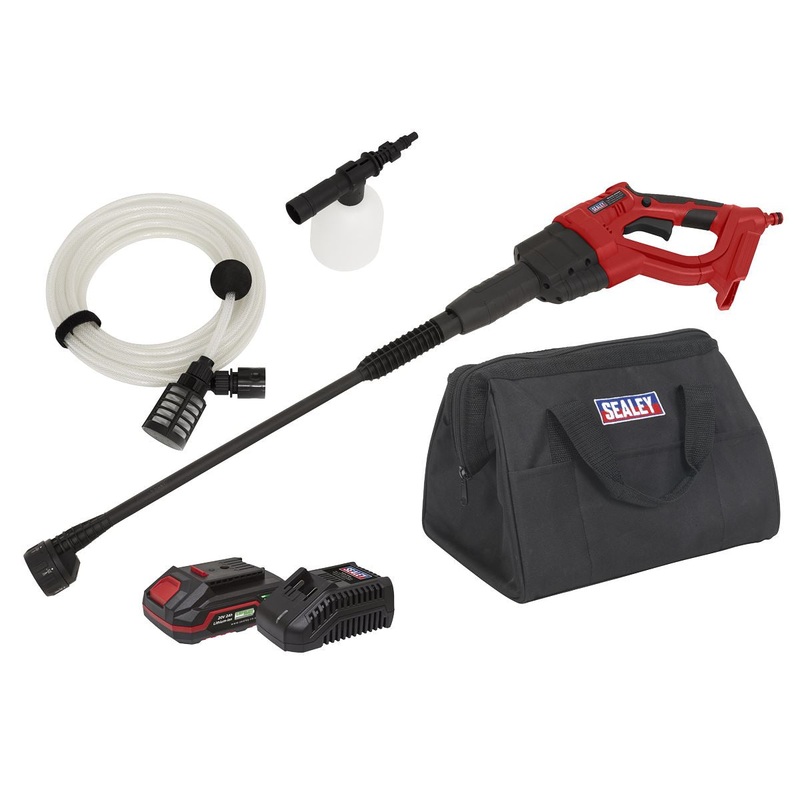 Sealey Cordless Pressure Washer 20V SV20 Series 2Ah