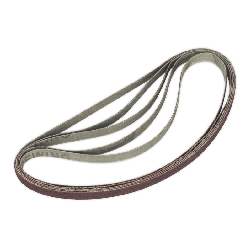 Sealey Sanding Belt 8 x 456mm 80Grit Pack of 5
