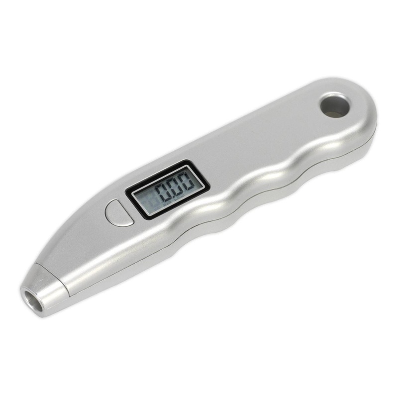 Sealey Digital Tyre Pressure Gauge 0-7bar(0-100psi)