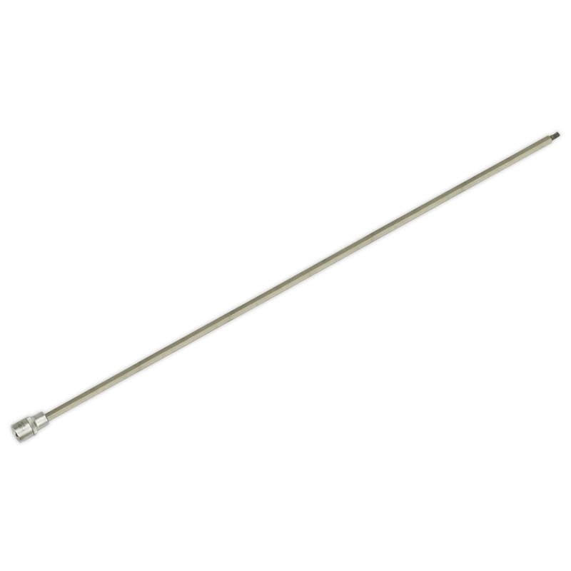 Sealey Premier Spline Socket Bit Extra-Long M12 x 800mm 1/2"Sq Drive