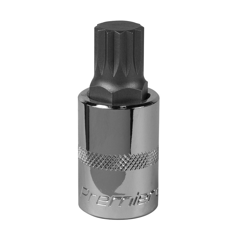 Sealey Premier Spline Socket Bit M16 1/2"Sq Drive