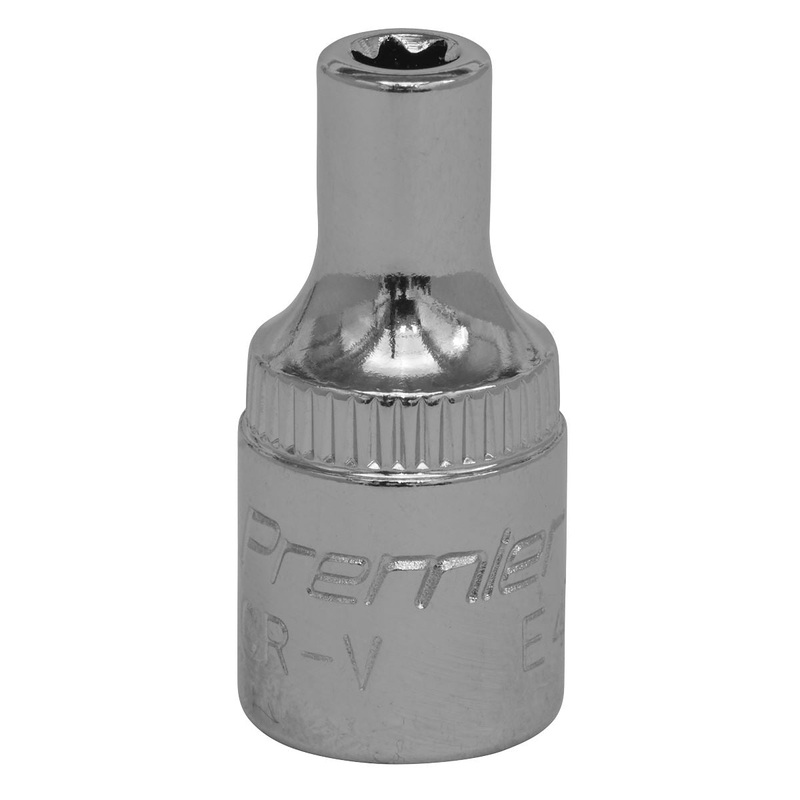 Sealey Premier TRX-Star* Socket E4 1/4"Sq Drive