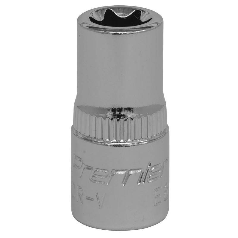Sealey Premier TRX-Star* Socket E8 1/4"Sq Drive