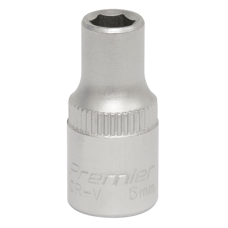 Sealey Premier WallDrive Socket 5mm 1/4"Sq Drive