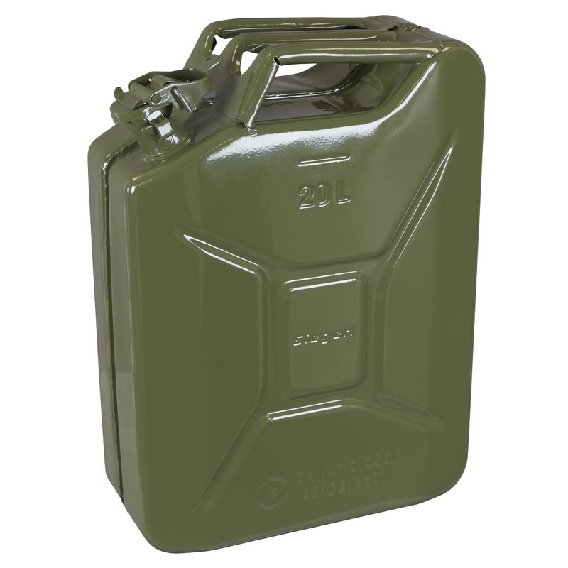 Siegen by Sealey Jerry Can - Green 20L