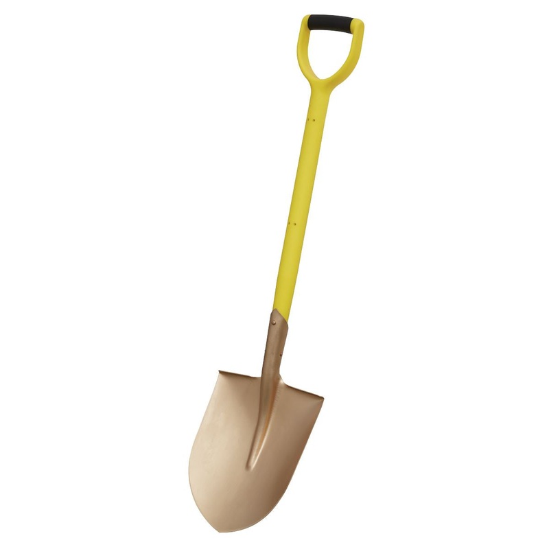 Sealey Premier Round Point Shovel 240 x 420 x 990mm - Non-Sparking