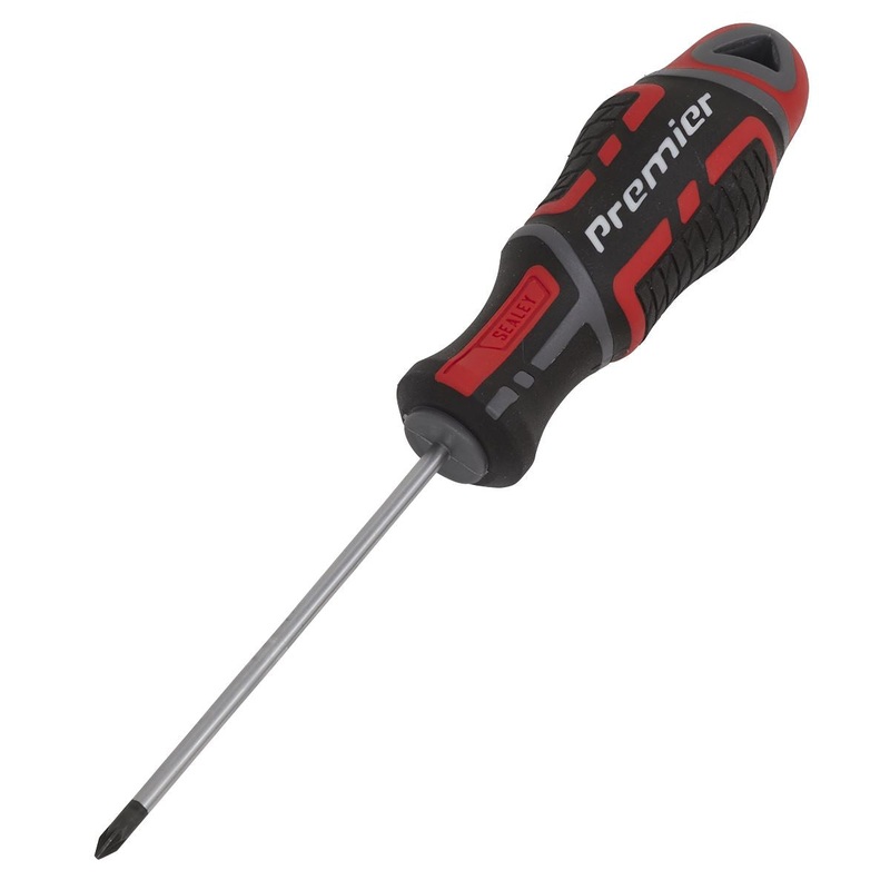Sealey Premier Screwdriver Pozi #0 x 75mm GripMAX