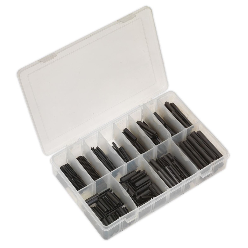 Sealey Spring Roll Pin Assortment 300pc - Metric