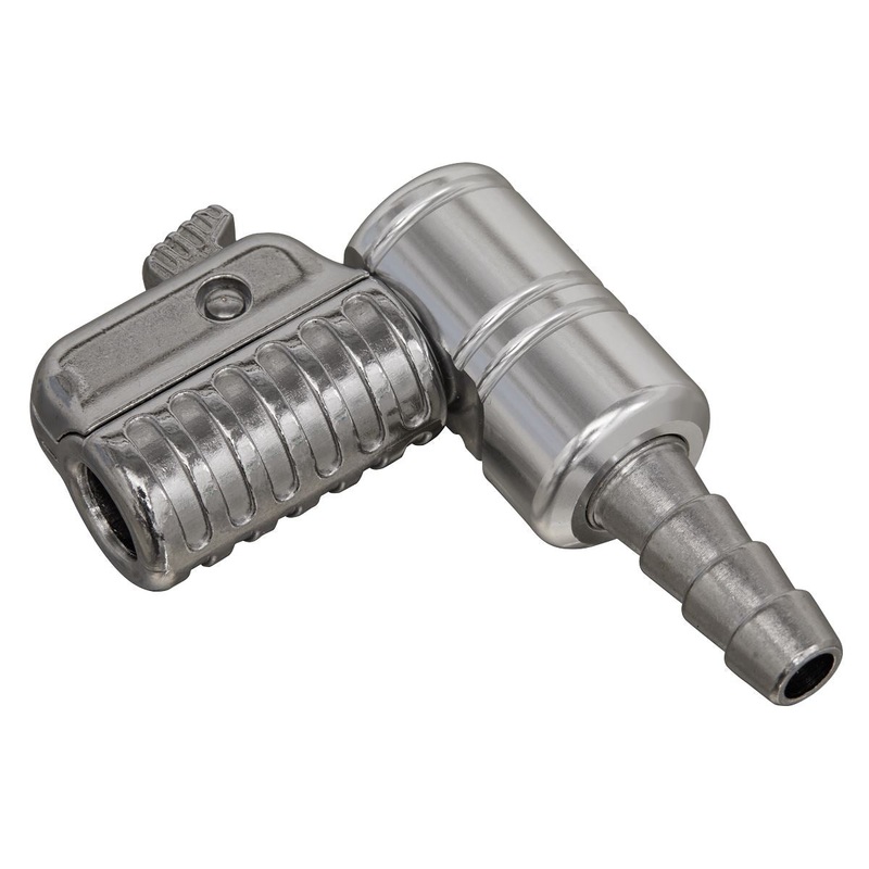 PCL 90 Angled Swivel Tyre Inflator Clip-On Connector 8mm Bore