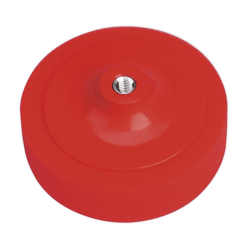 Sealey Buffing & Polishing Foam Head 150 x 50mm M14 x 2mm Red/Ultra-Soft